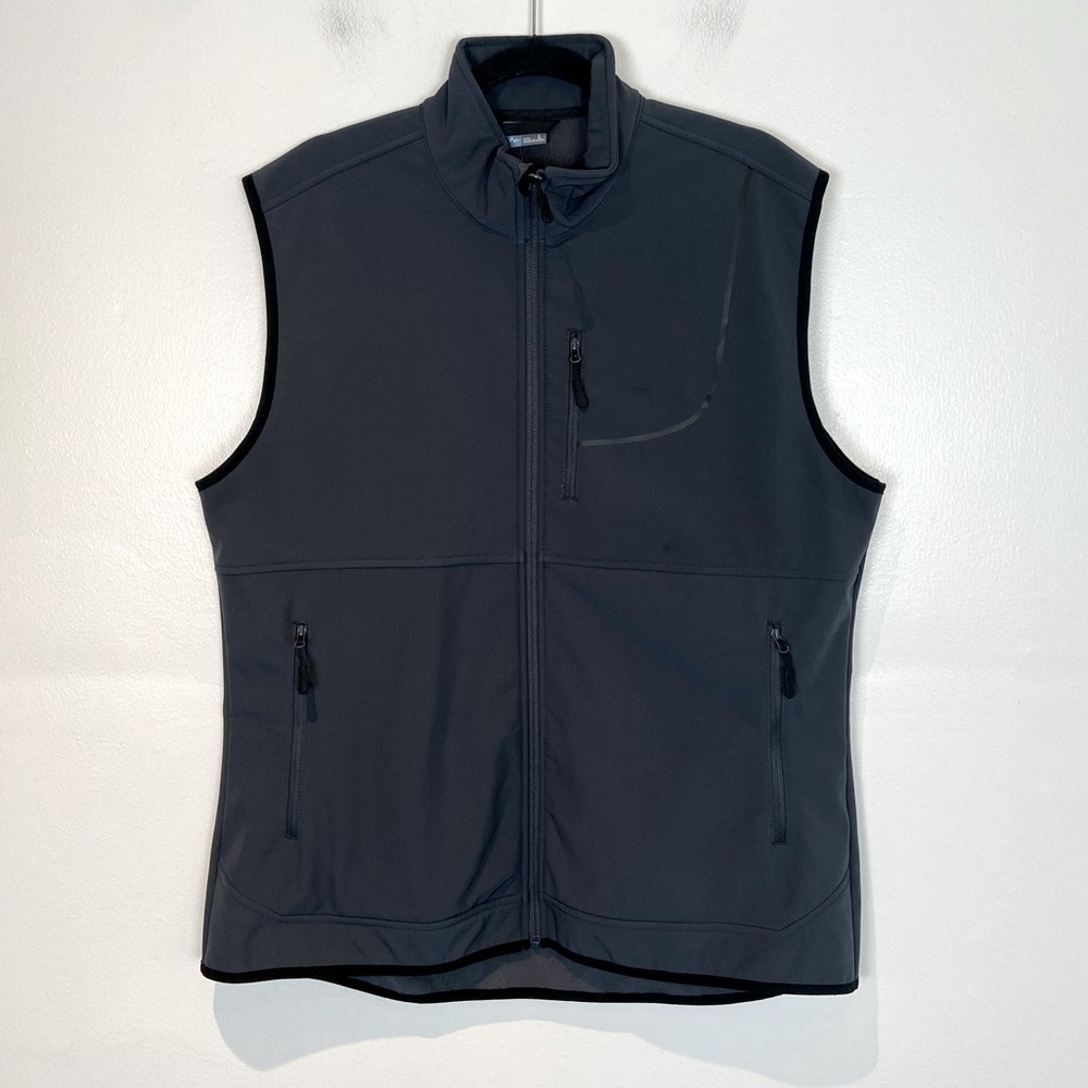 Willit Men's Fleece Lined Golf Vest Jacket Size‎ L Gray Softshell Outerwear